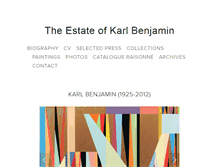 Tablet Screenshot of karlbenjamin.com